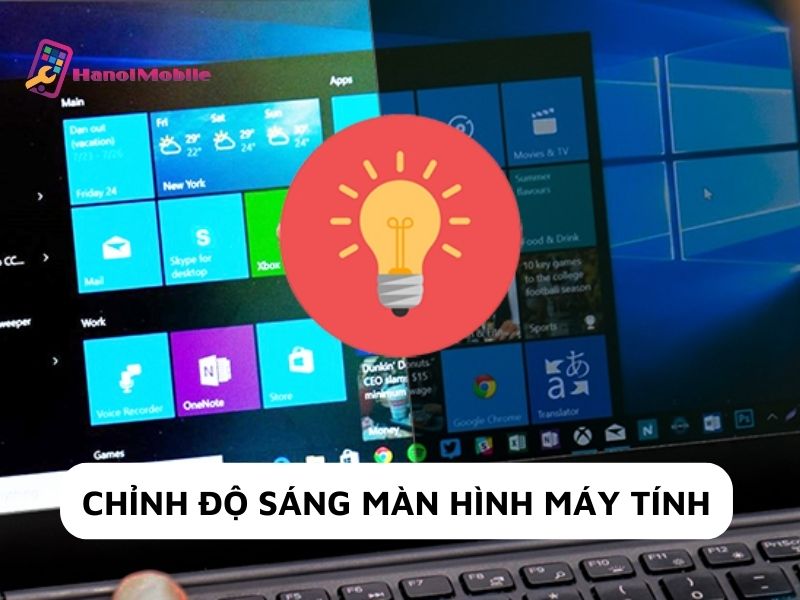 chỉnh độ sáng màn hình máy tính